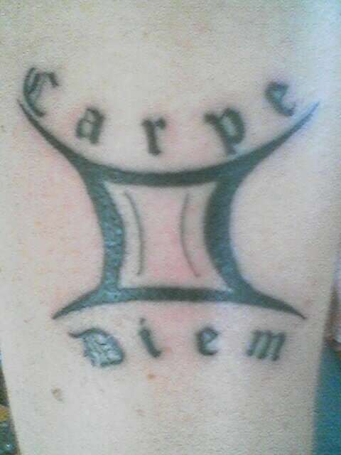 Birth Sign with meaning tattoo
