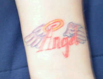 My baby girl's name tattoo