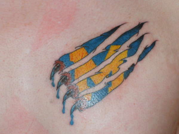 Wolverine Slash tattoo