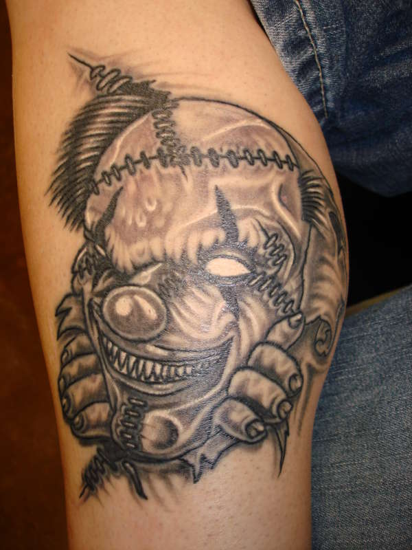 Clown by Inkst3r tattoo