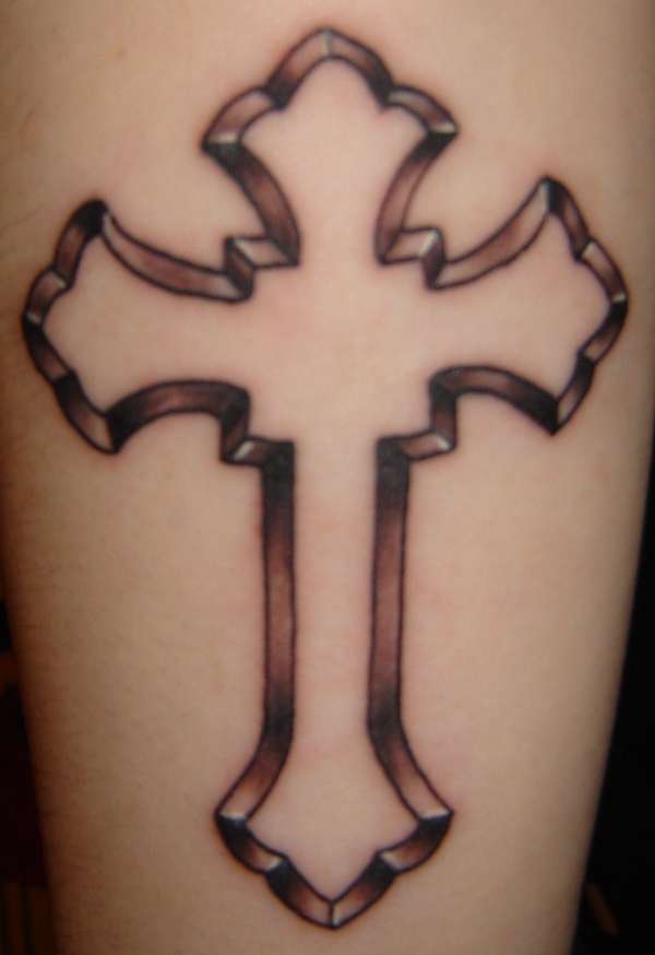 Cross on Arm tattoo