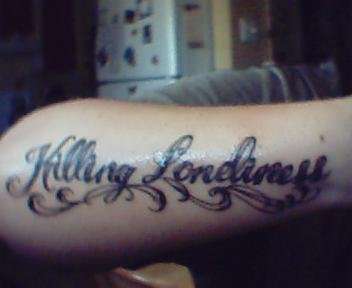 Killing loneliness tattoo