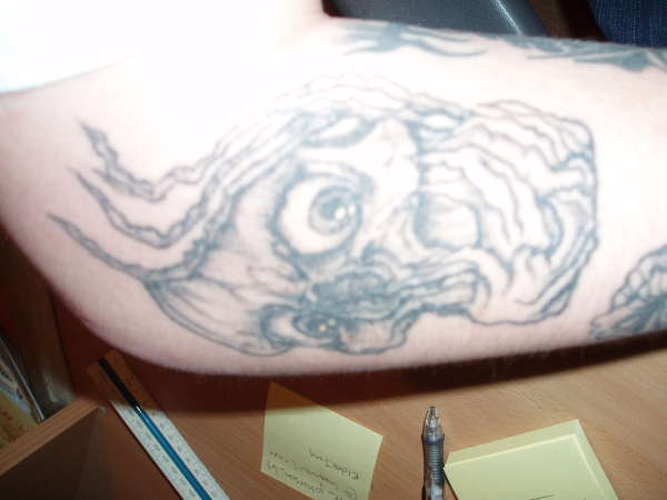 never again. tattoo