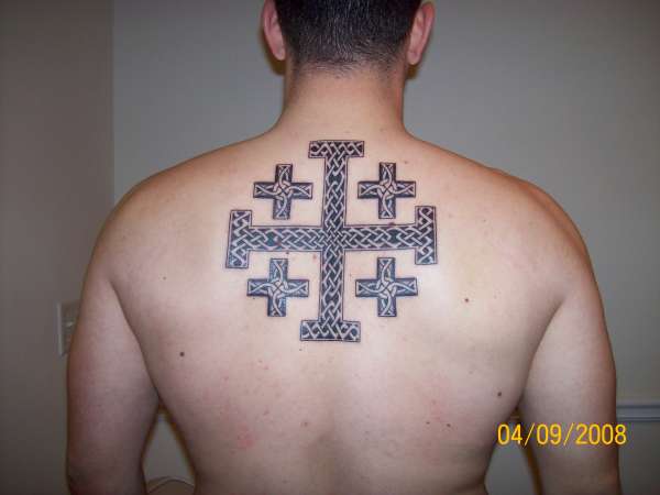 Crusader's Cross tattoo