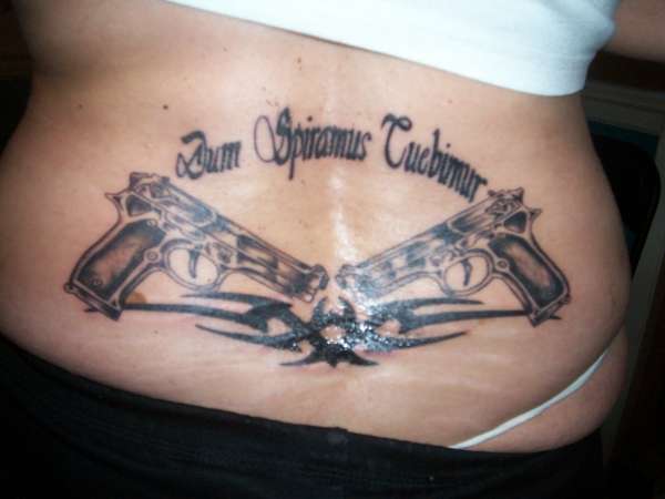 Dum Spiramus Tubimur tattoo
