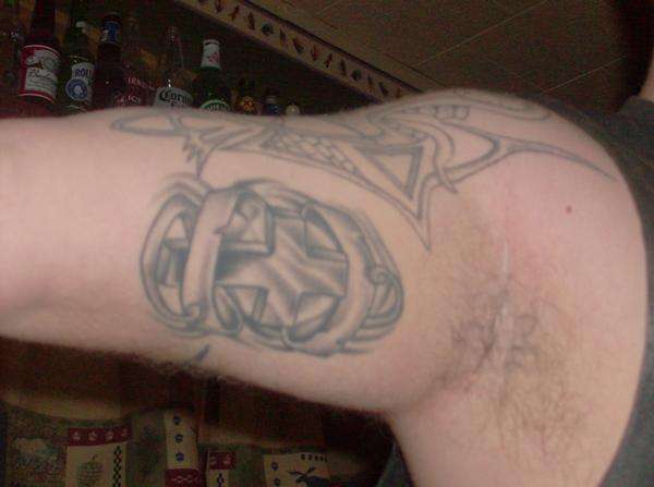 Inside of right arm tattoo
