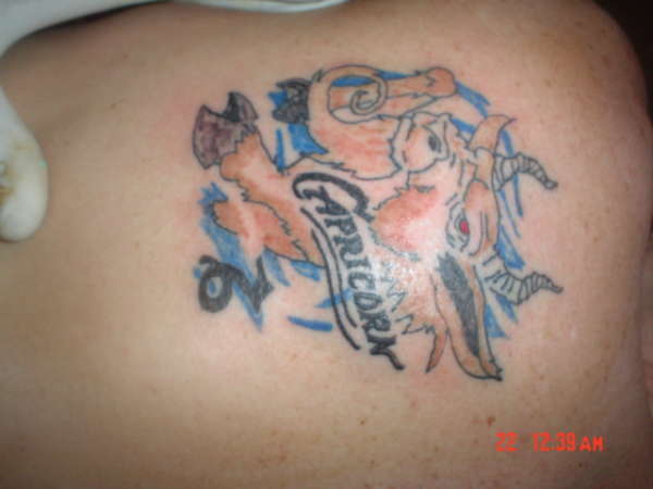 capricorn man version tattoo