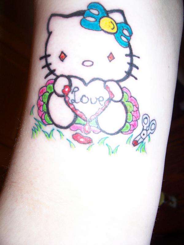 My Morbid Kitty tattoo