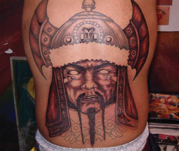 Khan Asparuh tattoo