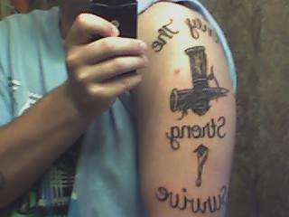 Only the stronge survive tattoo