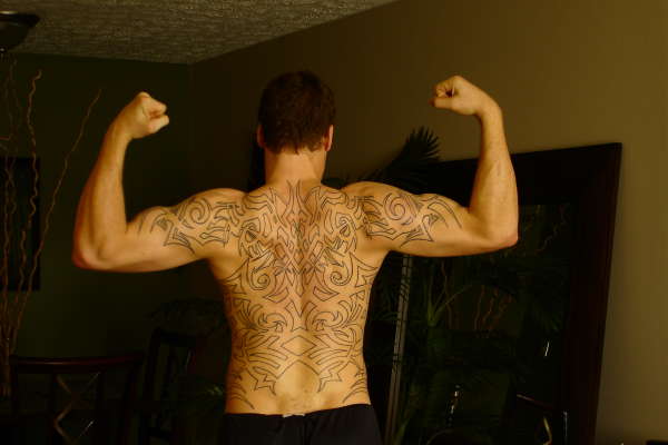 Arms too. tattoo