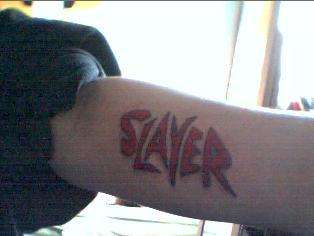 Slayer tattoo