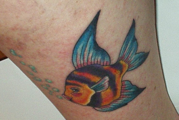 Angelfish tattoo