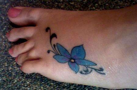 Tribal Flower tattoo
