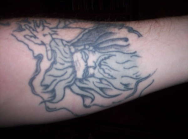 wizard in work tattoo