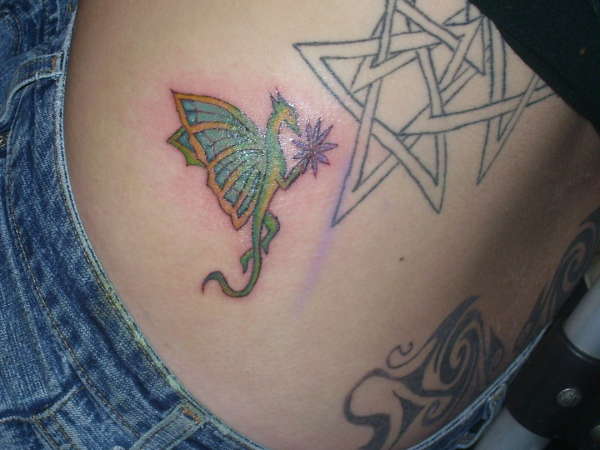 baby dragon tattoo