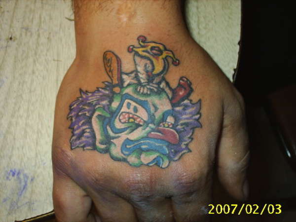 clouwn tattoo