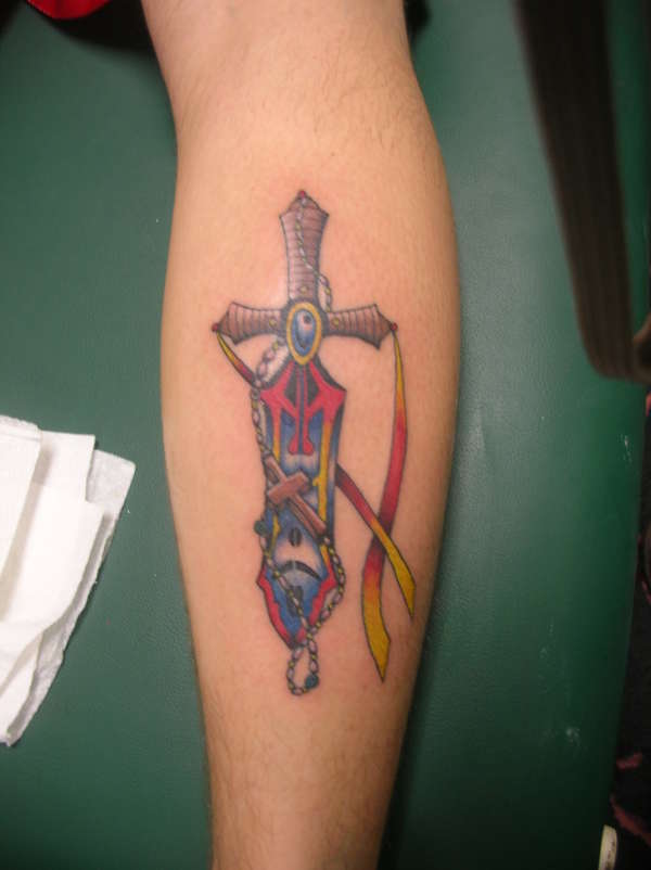 knife tattoo