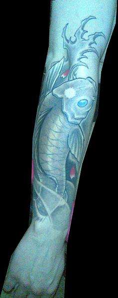 Koi fish tattoo