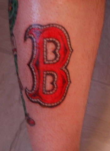 Boston Red Sox tattoo