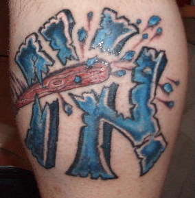 NY smashed tattoo