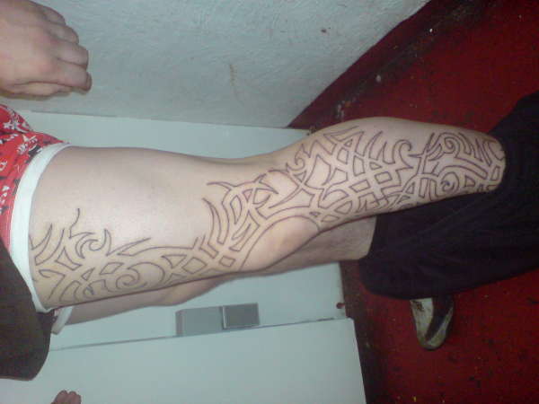 my left leg tattoo
