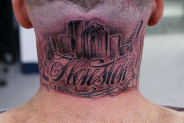 HOUSTON SKYLINE tattoo