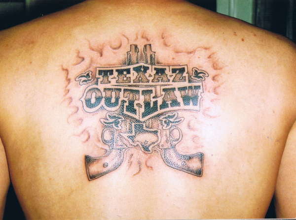 Texas Outlaw tattoo