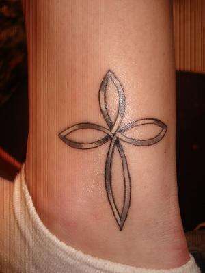Celtic cross tattoo