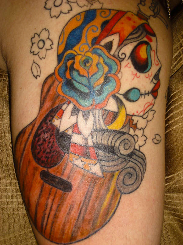 Gypsy/Guitar tattoo