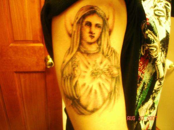 VIRGIN MARY tattoo