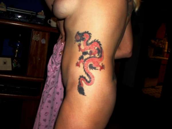 Dragon on Side tattoo