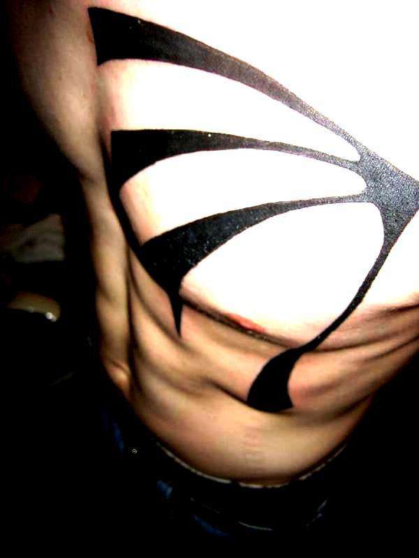 Chest tattoo