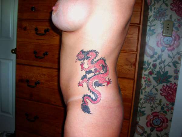 Color Corrected Dragon tattoo