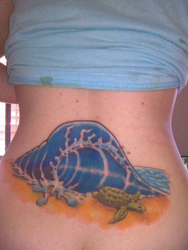 wave tattoo
