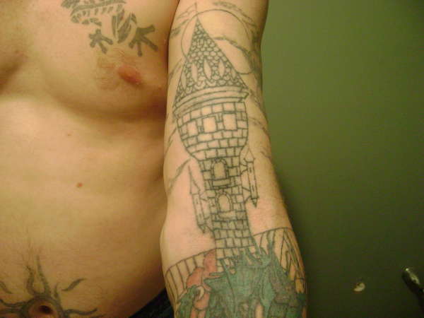 My sleeve in progress tattoo