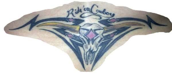 RIDE EM COWBOY tattoo