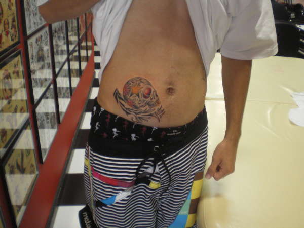 Skeleton tattoo