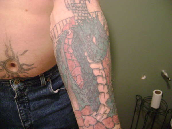 Sleeve in progress tattoo