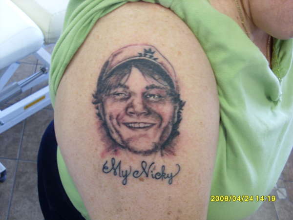 In memory of Nick Elmer tattoo
