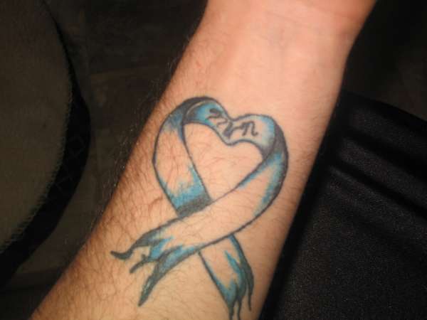 Cancer Ribbon tattoo