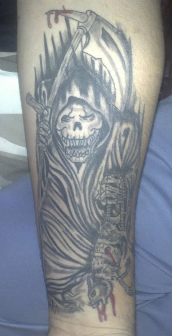 death reaper tattoo