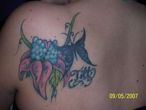 mommy's flower tattoo
