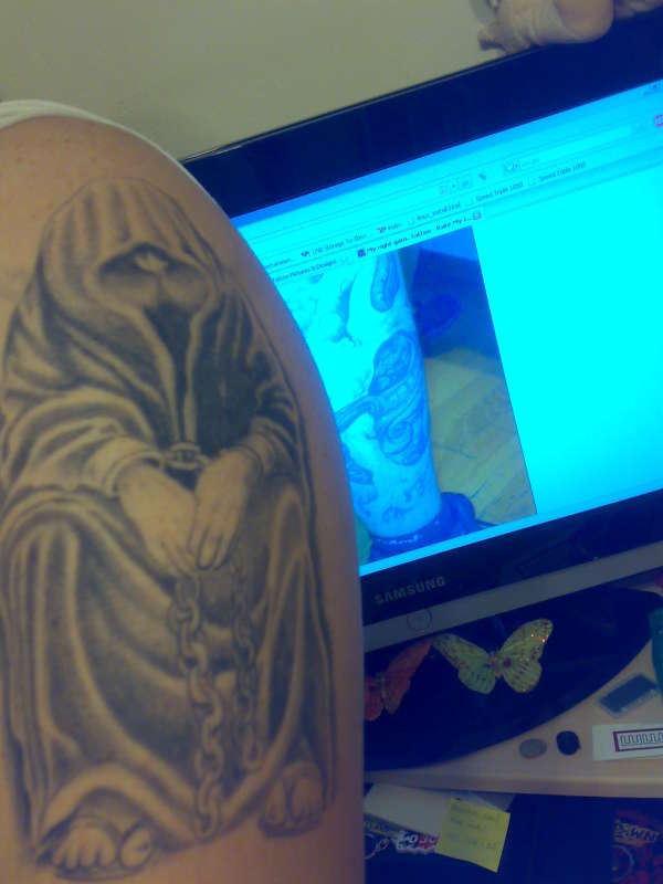 My Dark Prisoned Monk tattoo