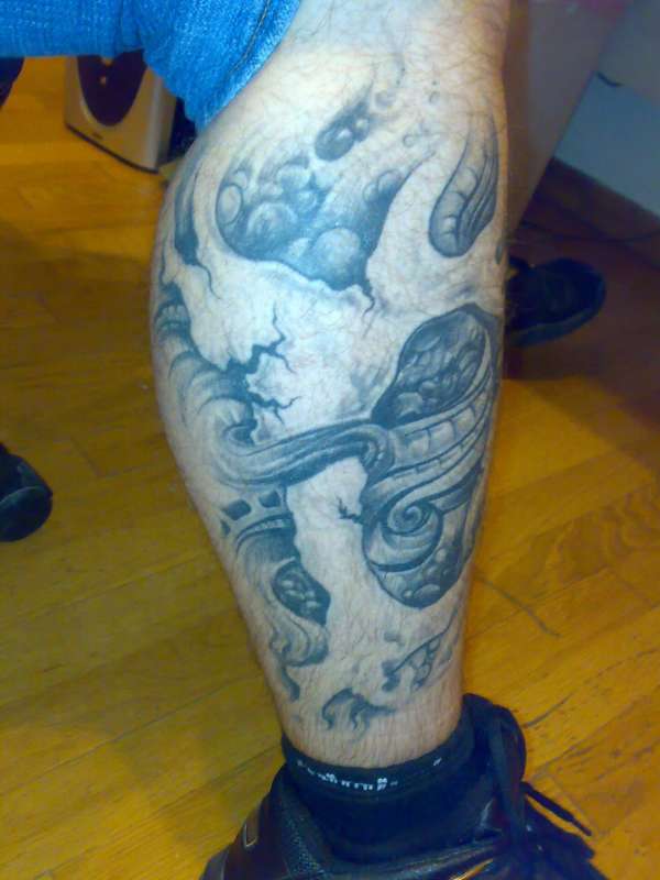 My right gam.. tattoo