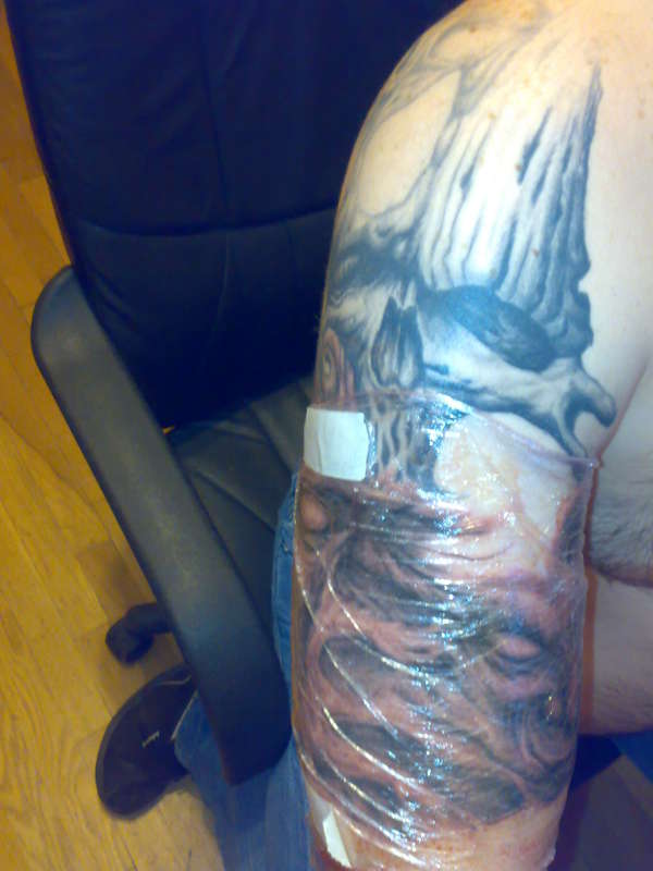 Paul Booth Fresh as hell !!! tattoo