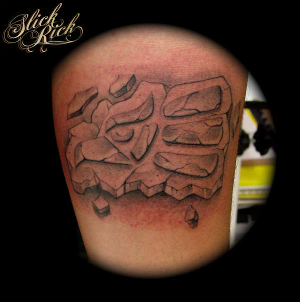 SLICKRICK tattoo