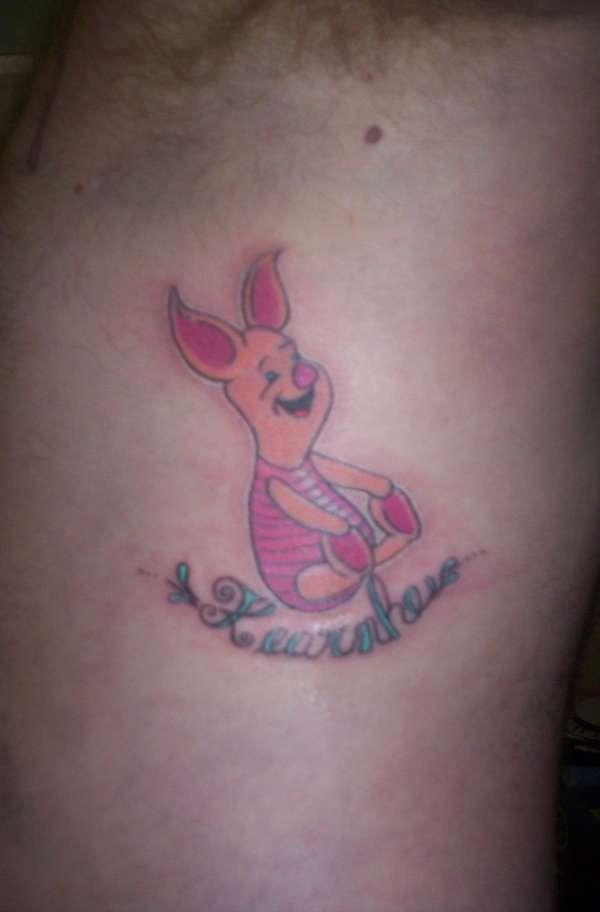 Steves piglet tattoo by Lex