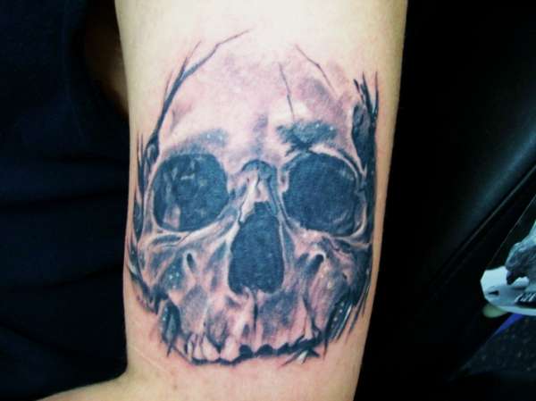 another skull tattoo