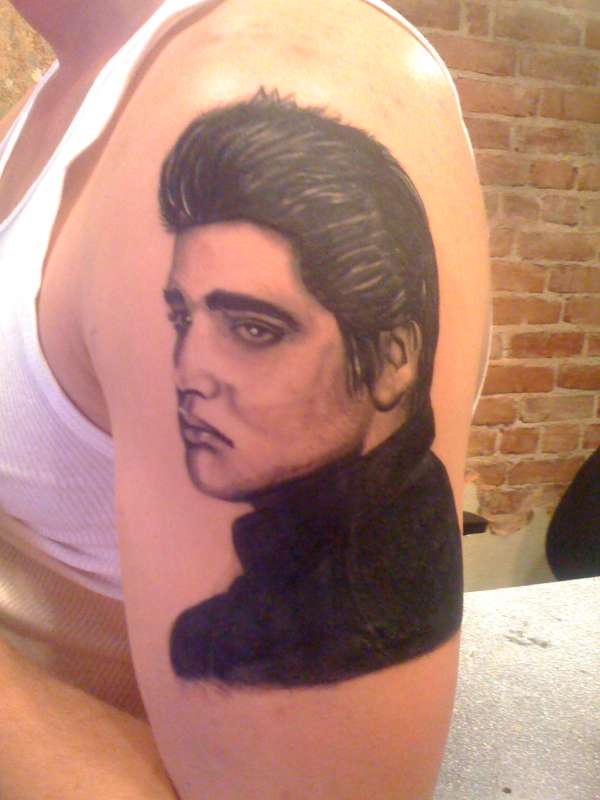 elvis by lucky tattoo
